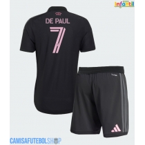 Camisa de time de futebol Inter Miami Rodrigo De Paul #7 Replicas 2º Equipamento Infantil 2026-27 Manga Curta (+ Calças curtas)